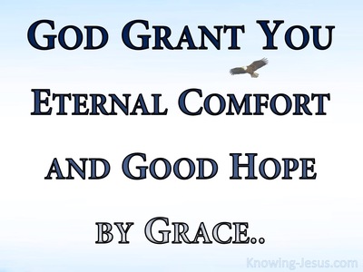 2 Thessalonians 2:16 Eternal Comfort and Good Grace (navy)
